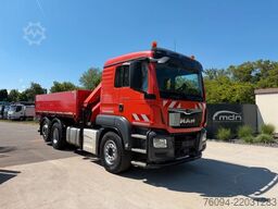 MAN TGS 26.420 6x2 Kipper KRAN Greifer lift/lenk AHK