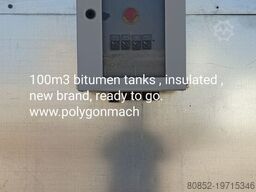 Polygonmach 1000 tons bitumen storage tanks