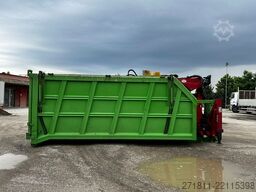  CONTAINER SCARRABILE USATO CON COPERCHIO E GRU
