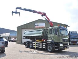 MAN TGS 26.320 6X2*4 EEV KIPPER + HMF 13Tm CRANE