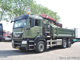 MAN TGS 26.320 6X2*4 EEV KIPPER + HMF 13Tm CRANE