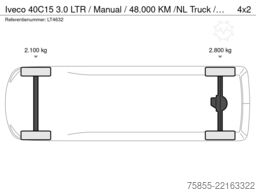 Iveco 40C15 3.0 LTR / Manual / 48.000 KM /NL Truck / ...