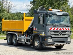 MERCEDES-BENZ ACTROS 2636* KIPPER 4,80 + KRAN/FUNK / 6x4