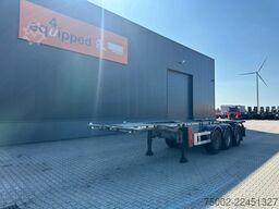 Van Hool 3-ASSIGE OPLEGGER 20FT/30FT ADR CHASSIS / galva...