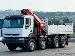RENAULT KERAX 420 DCI *KIPPER 5,35m + PK 44 002/FUNK*8x4