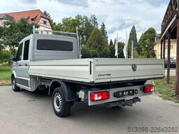 VW CRAFTER PRITSCHE DoKa TEMP. KLIMA NAVI AHK SHZ