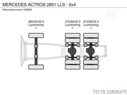 Mercedes-Benz ACTROS 2851 LLS - 6x4