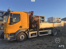 Volvo FL240 brøyterigget kranbil m/ HMF735 kran, grabb o