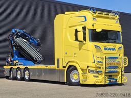 Scania S580 V8 / 8x4 / FASSI 115 t/m CRANE / RETARDER