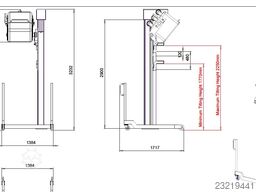 Barsso mobiele lift voor 200L normwagens