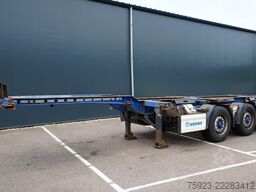 Krone 3 axle container chassis extendable trailer