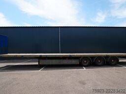 Pacton 3 axle Flatbed trailer with twistlocks mega