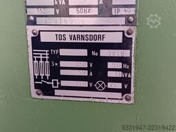 TOS VARNSDORF W9A