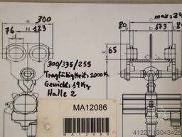 Konecranes Spurbreite bis 242 mm
