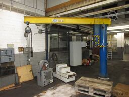 WDF Kran Drehkran Hallenkran L3,5m 0,5to NL 500Kg Demag PK Kettenzug H 2,95m
