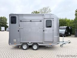  2 Pferdeanh.ANKA Hengstemodell,Sattelk. mit Bett