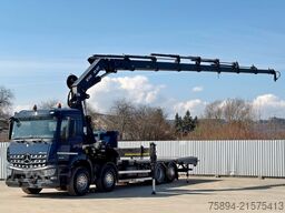 MERCEDES-BENZ AROCS 3246 * HIAB 477 F-7 HIPRO + FUNK / 8x2!