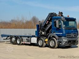 MERCEDES-BENZ AROCS 3246 * HIAB 477 F-7 HIPRO + FUNK / 8x2!