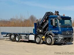 MERCEDES-BENZ AROCS 3246 * HIAB 477 F-7 HIPRO + FUNK / 8x2!