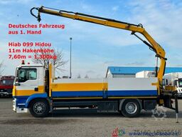 MAN TGM 18.250 Kran Hiab 099 gefaltet am Heck 1.Hand