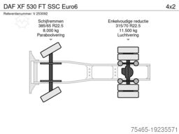 DAF XF 530 FT SSC Euro6
