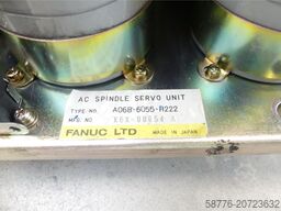 Fanuc A06B-6055-H222 Spindelsteuerung / AC Spindle Servo Unit SN: K6X-00054A