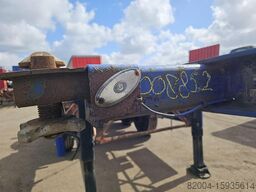 koehler Elmshorn 20 ft container chassis steel suspension bpw drum