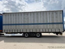 SCANIA R410 Pritsche+Plane/Retarder + Anhänger Krone
