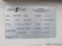 Spitzer SF 2755/4P 6 Kammern 55m³ liegend Silo Liftachse