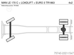MAN LE 170 C + LOADLIFT + EURO 3