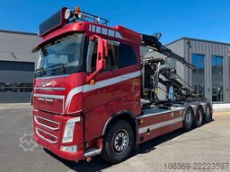 VOLVO 8x2*6 Sawo tipper / Hiab X-DUO 102 E-2