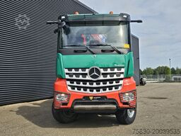Mercedes-Benz AROCS 4145 / 8X6 / TIPPER + HMF CRANE