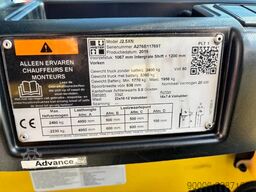 Hyster J2.5 XN 2500kg E- heftruck triplo