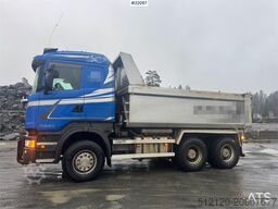 Scania R560 6x4 tipper truck, snow plough equipped, with