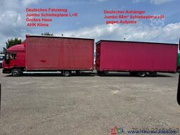 Iveco 80E22 Jumbo Schiebeplane L+R Gr. Haus AHK Klima