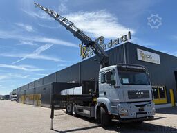 MAN TGA + HIAB 422E-8  + REMOTE + 6X2 + LIFT/STEERI...