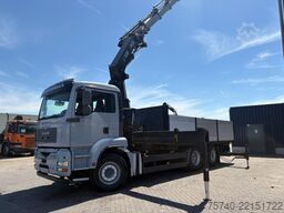 MAN TGA + HIAB 422E-8  + REMOTE + 6X2 + LIFT/STEERI...