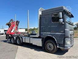 DAF XF 510 MIT PENZ LADEKRAN 6X4,  12Z9.50 INKL. HOLZGREIFER