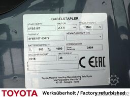 Toyota 8 FBE 16 T / Akku überh.!