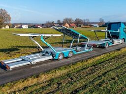 VOLVO FH mit Anhänger für 6 PKW
