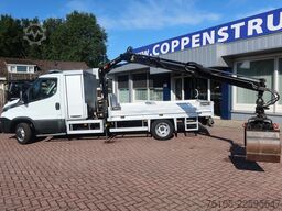 Iveco 50C150 Open Bak + Kraan HIAB