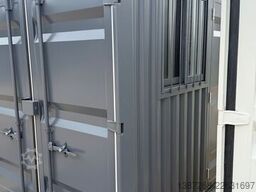  8 Fuß Container , Neuwertig, Seitentür & Fenster