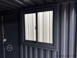  8 Fuß Container , Neuwertig, Seitentür & Fenster