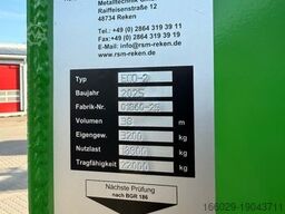  RSM Abrollcontainer 38m³ mit hydr. Heckklappe