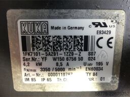 KUKA 1FK7101-5AZ91-1ZZ9-Z S07 Servomotor SN: YFW150675650024