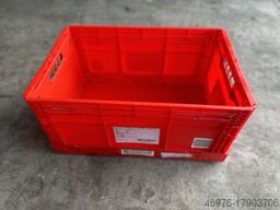 100x Klappkiste Klappbox 600x400x285mm Faltbox Stapelbox Stapelkiste