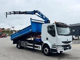 Renault Midlum 220 16T KIPPER+KRAAN