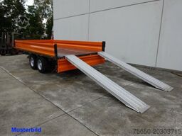 Möslein TTD 13 Weiß  13 t Tandem 3- Seitenkipper Tieflader-- Neufahrzeug --
