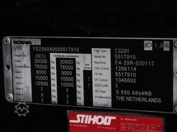 Scania S650 V8 NGS 6X4NB/ FULL AIR/ RETARDER/ HYDRAULI...