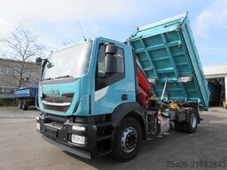 iveco Stralis 310 3-S-Kipper Fassi-Kran Funk